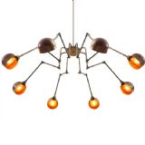Arachni 8 Arm Industrial Chandelier